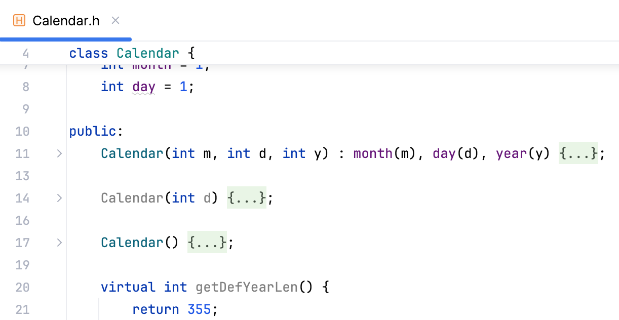 CLion: Sticky lines in the editor CLion: Sticky lines in the editor