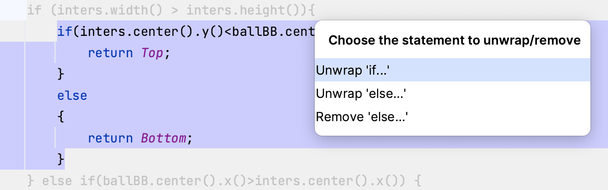 Unwrap actions Unwrap actions