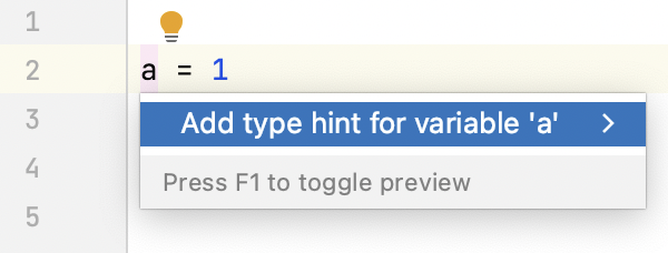 example of adding a type hint for a variable example of adding a type hint for a variable