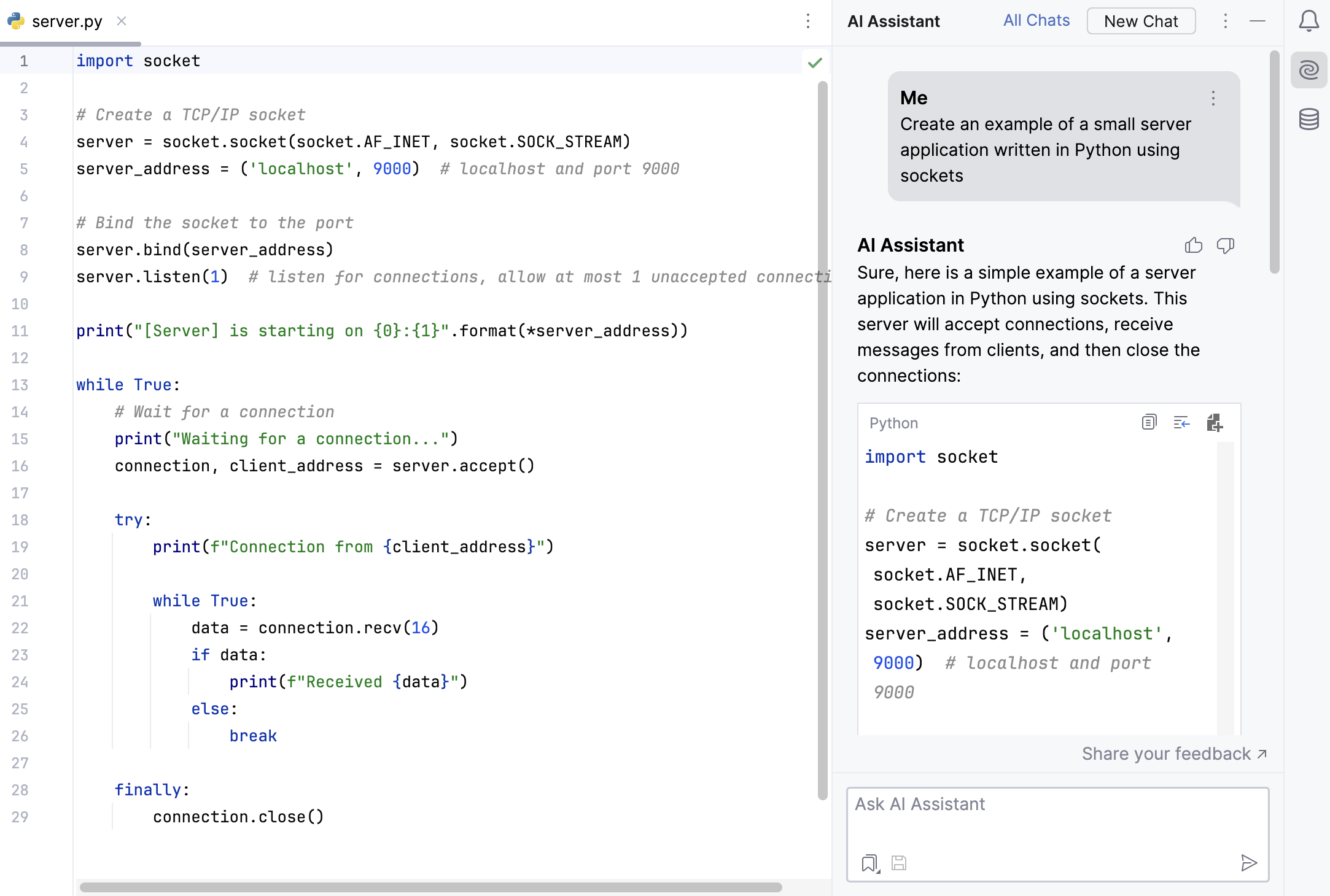 New file created from snippet New file created from snippet
