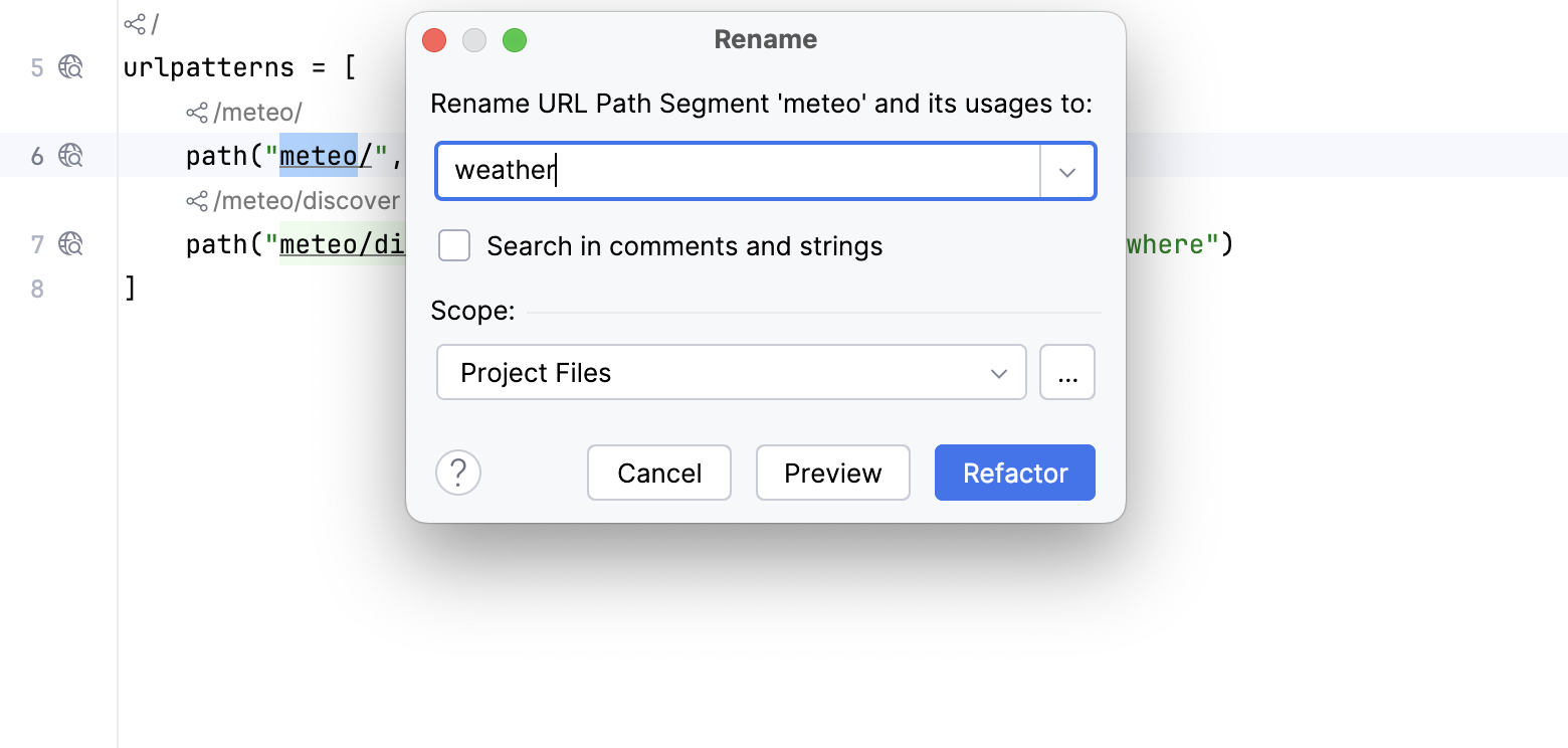 Renaming an endpoint Renaming an endpoint