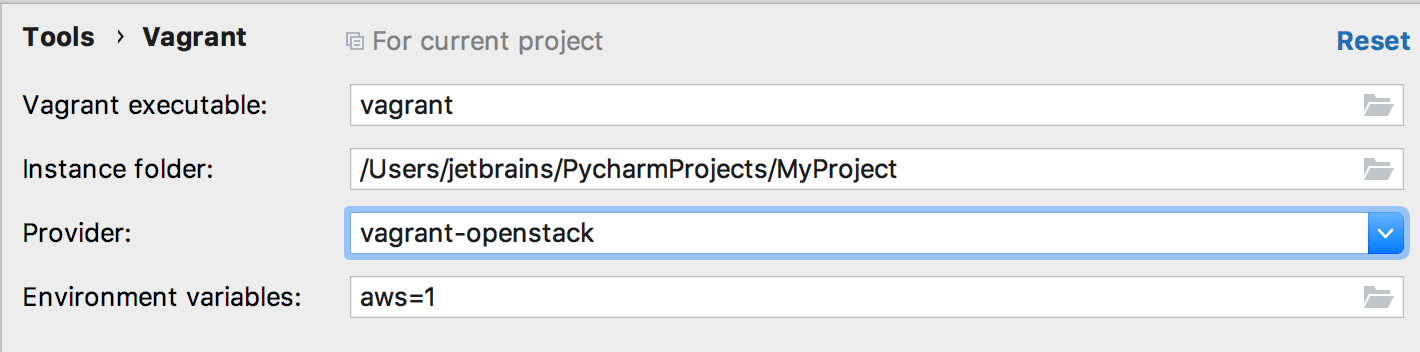 Redefining the vagrant provider Redefining the vagrant provider