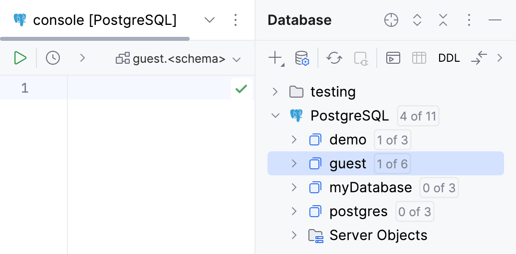 Databases in Database Databases in Database