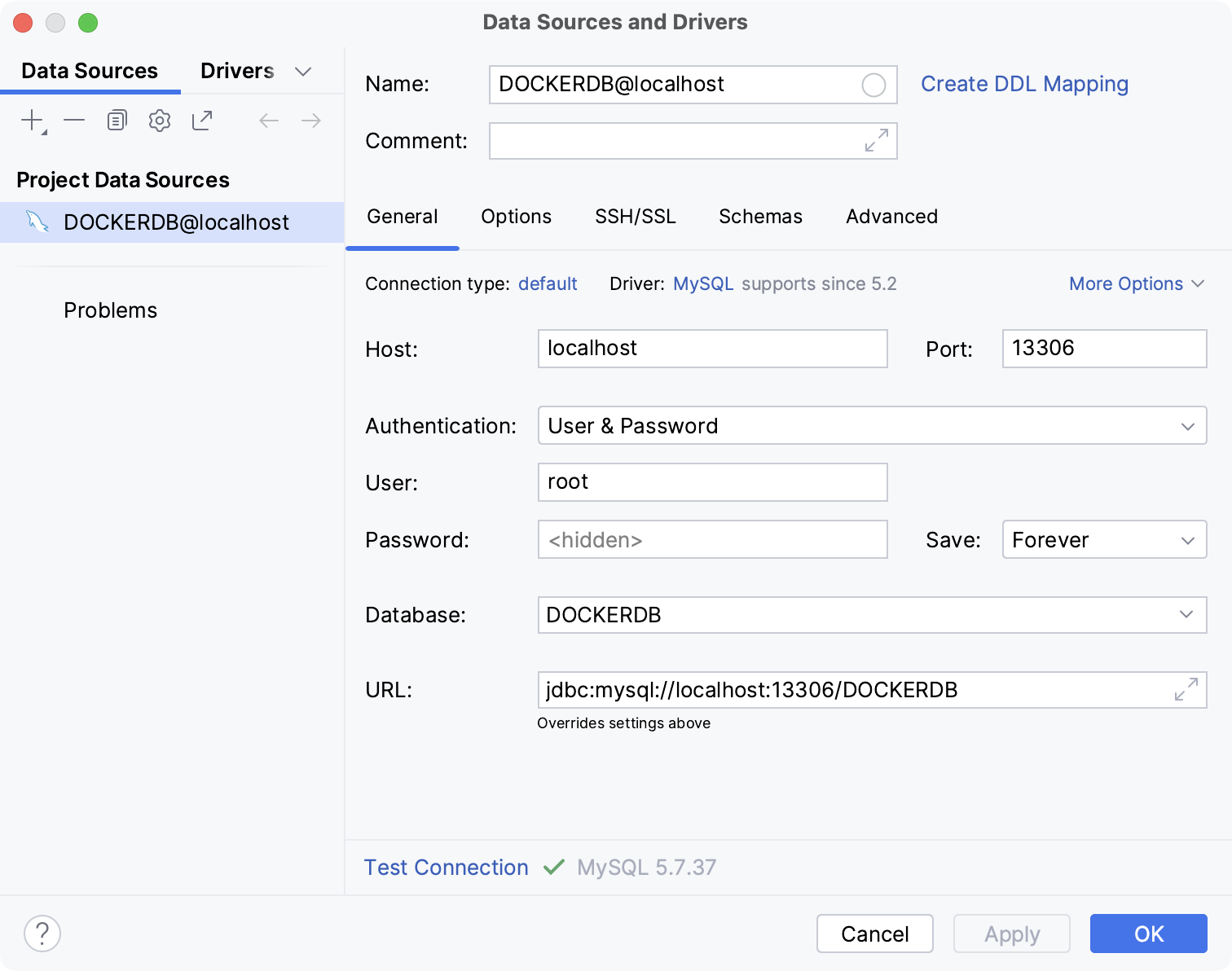 Connect to MySQL