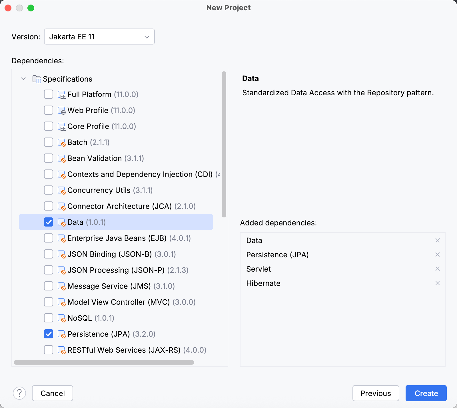 New Jakarta EE project with JPA and Hibernate New Jakarta EE project with JPA and Hibernate