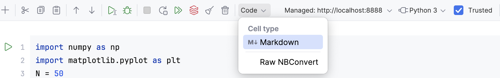 Select a cell type Select a cell type