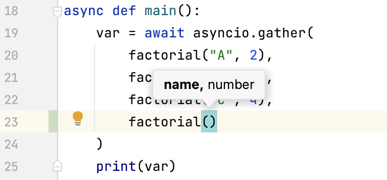 View Parameter Info