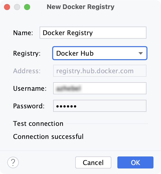 添加新的 Docker Registry