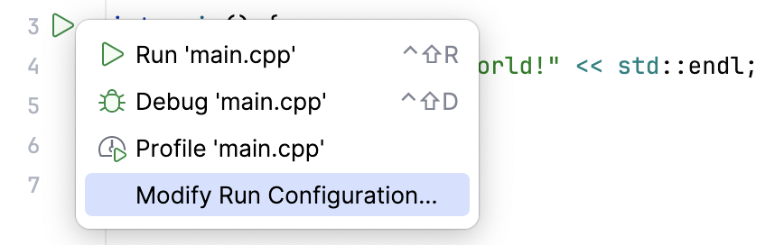 从侧边栏菜单访问配置设置