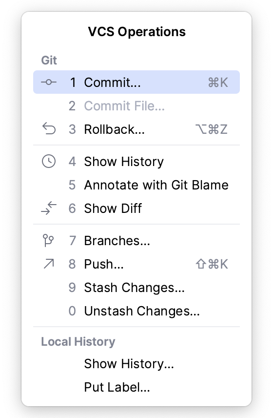 版本控制系统已启用
