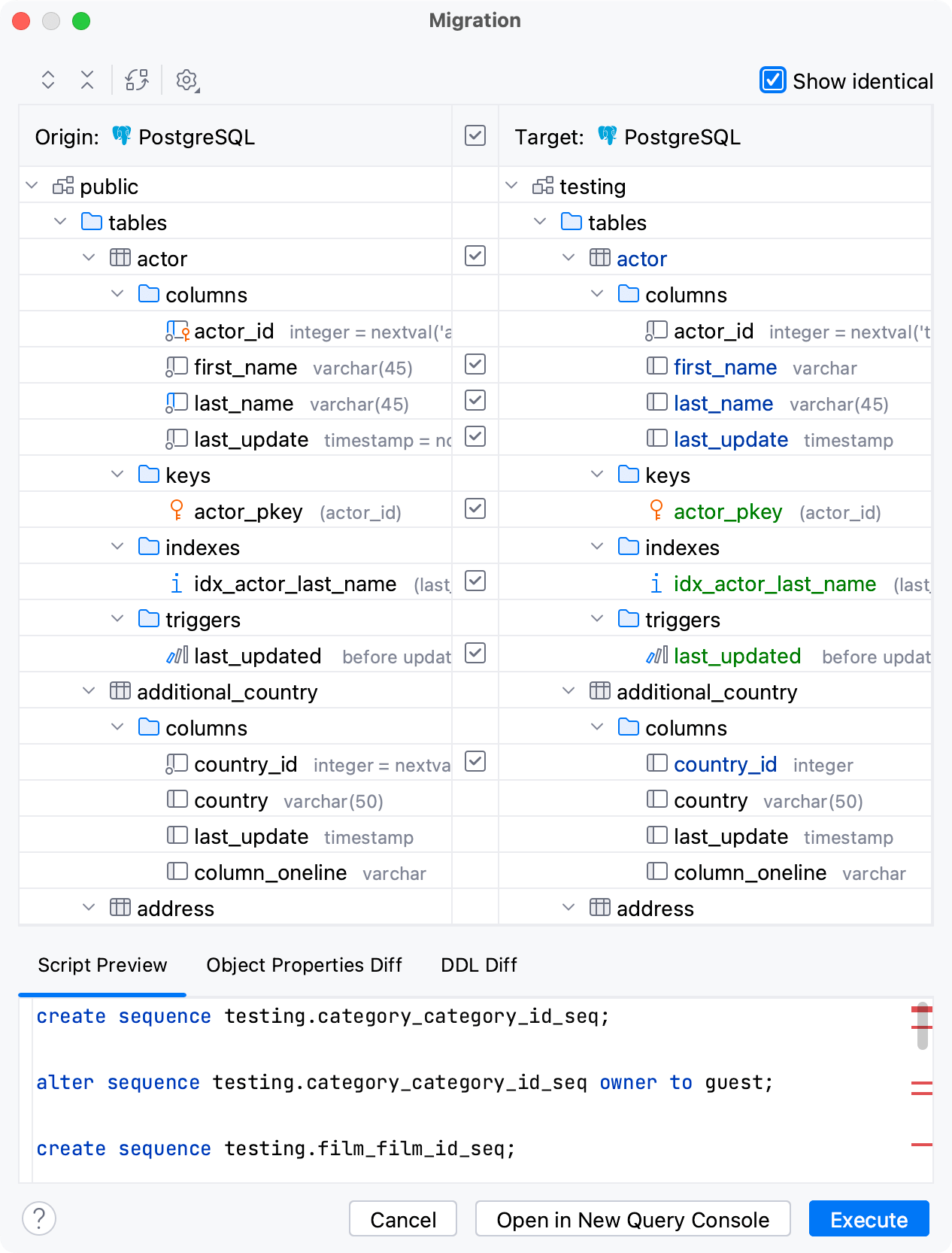 已启用“显示相同记录”选项