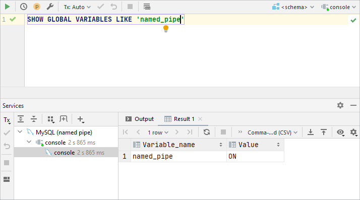 确认已启用命名管道 确认已启用命名管道