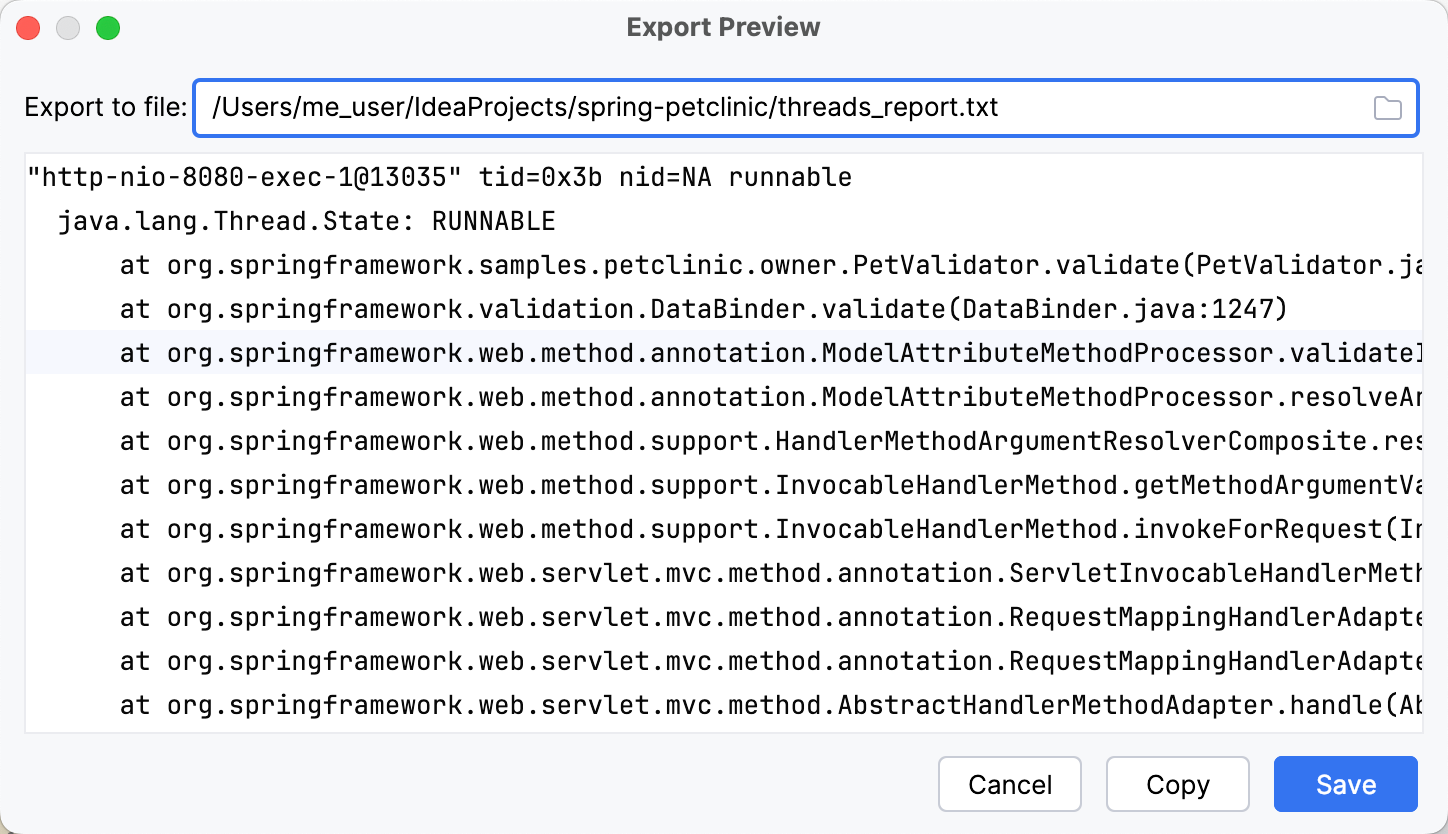 导出预览对话框