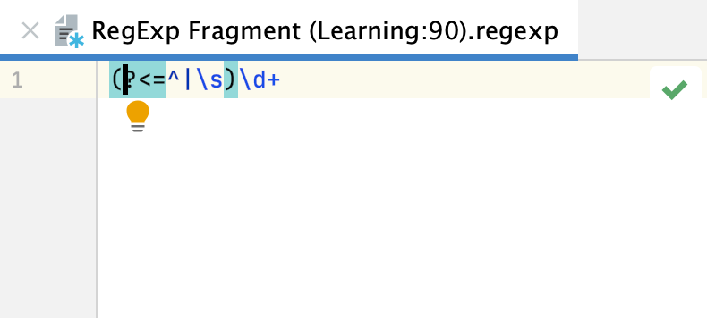 一个包含当前正则表达式的暂存文件 一个包含当前正则表达式的暂存文件