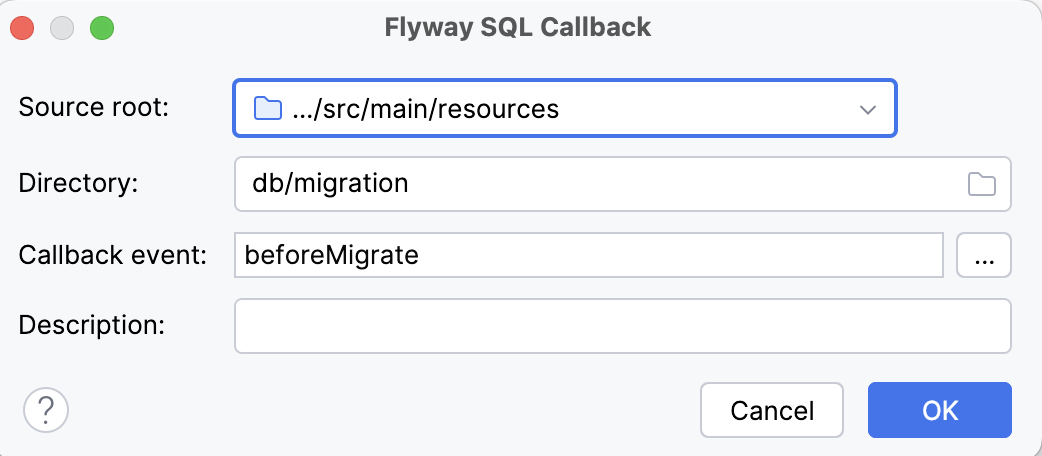 Flyway SQL 回调