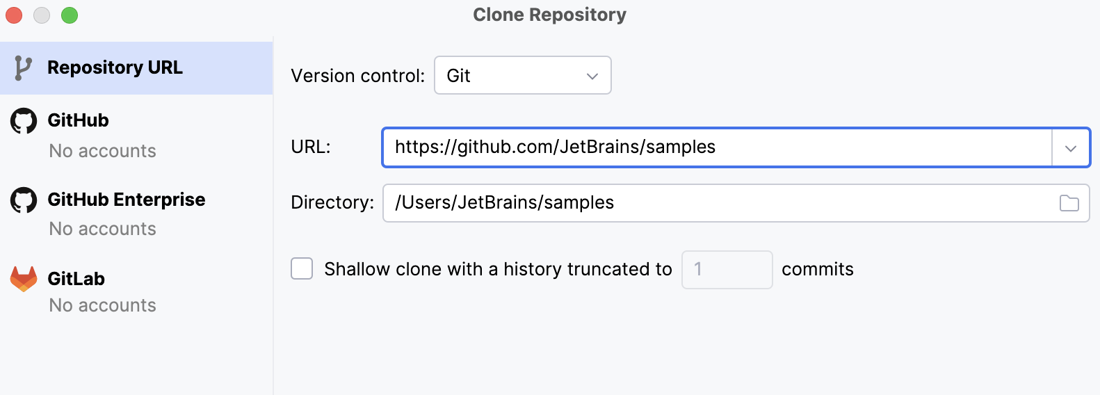 从 GitHub 获取项目 从 GitHub 获取项目