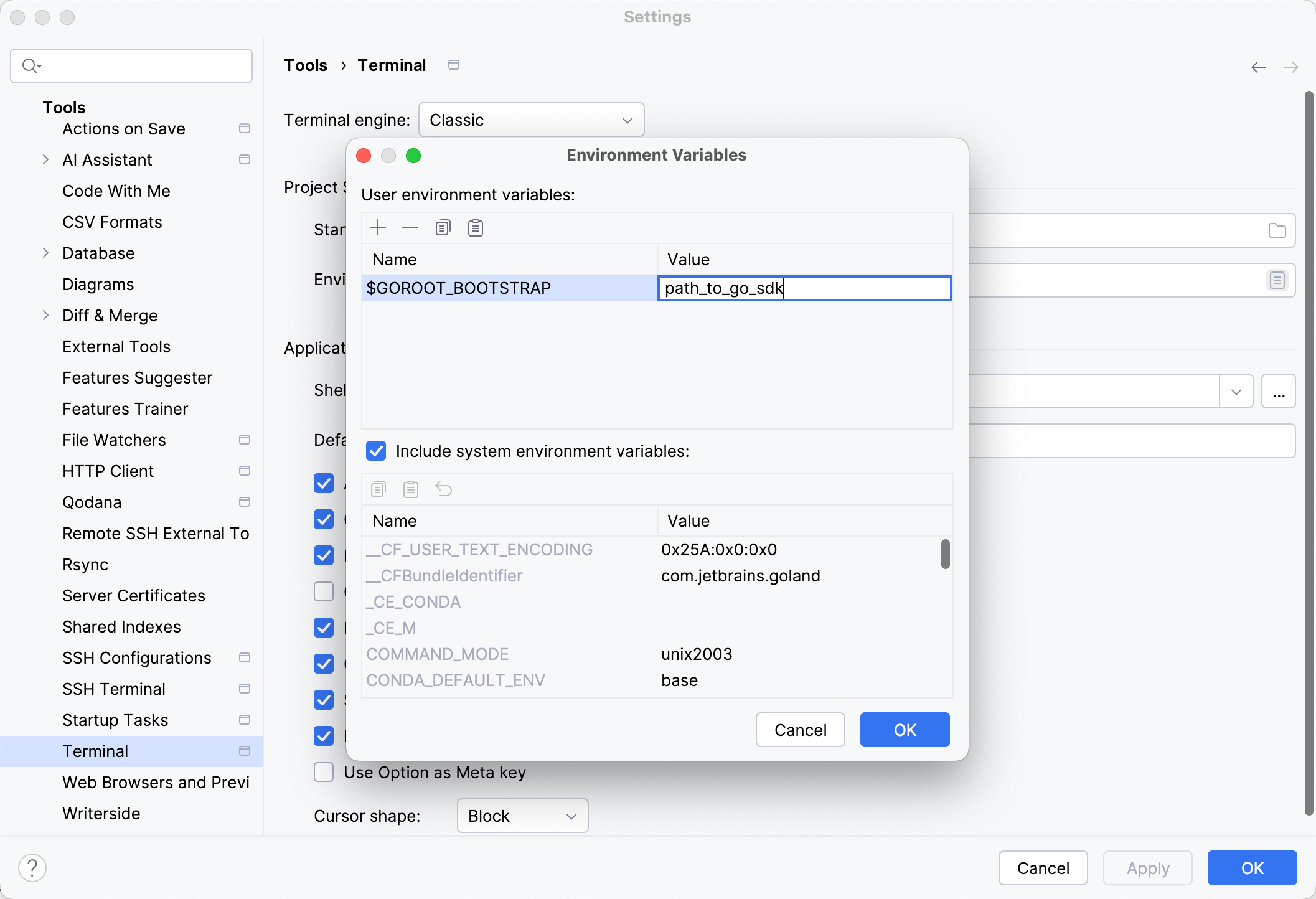 Set GOROOT_BOOTSTRAP Set GOROOT_BOOTSTRAP
