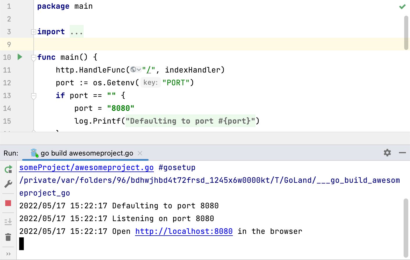 运行 Google App engine 应用程序