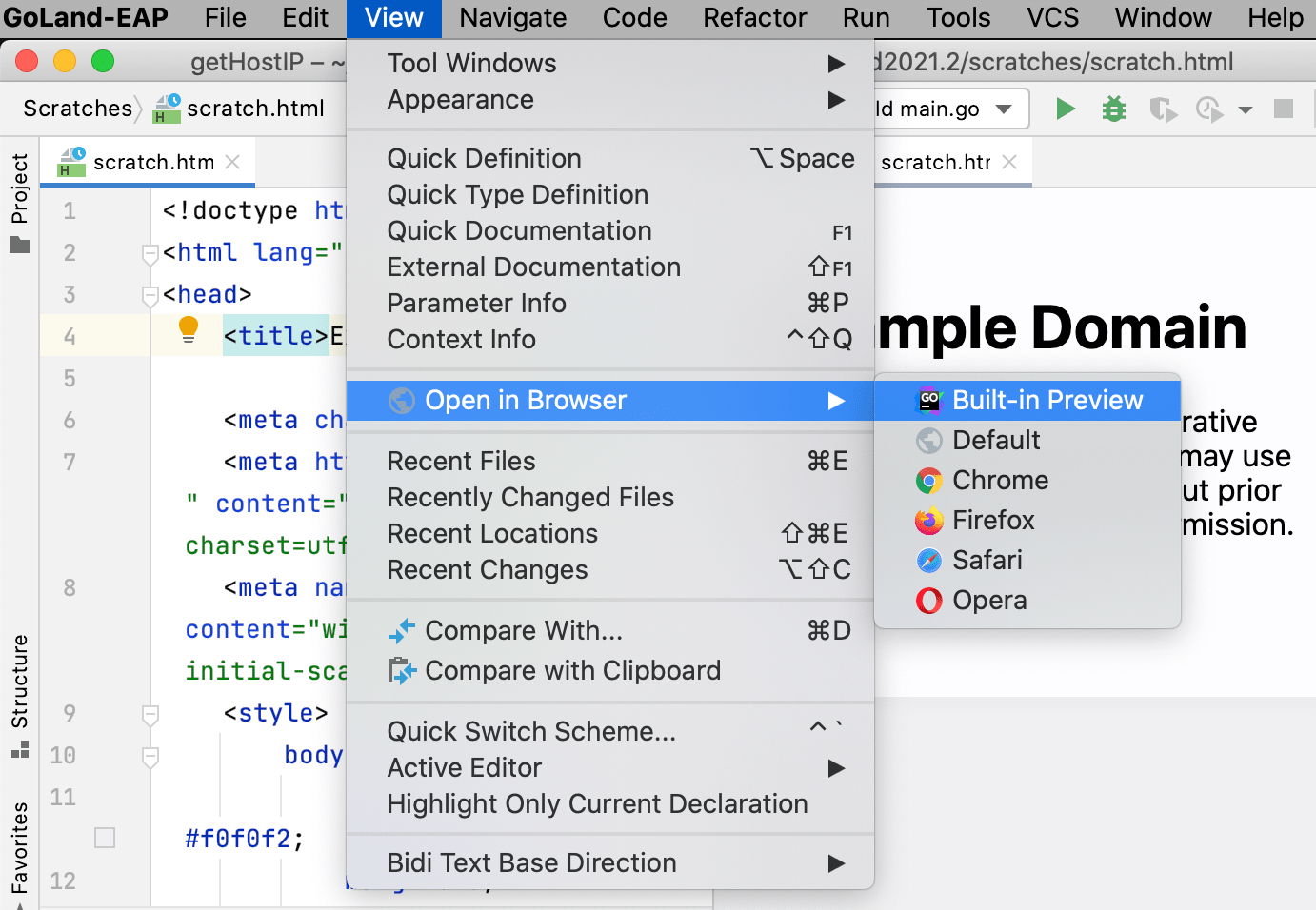 Built-in preview Built-in preview
