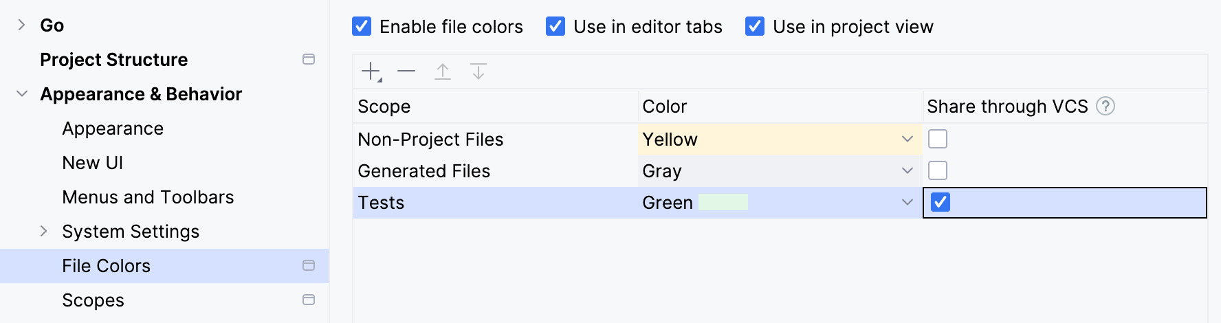Picking another color for a custom scope Picking another color for a custom scope