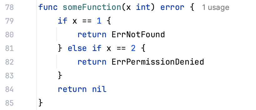 Code folding options: Single-line return statements Code folding options: Single-line return statements