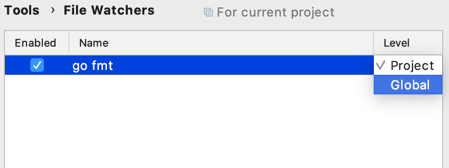 enable a File Watcher enable a File Watcher