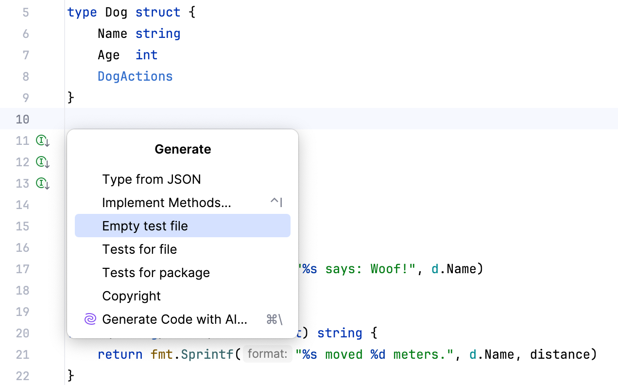 Generate an empty test file Generate an empty test file