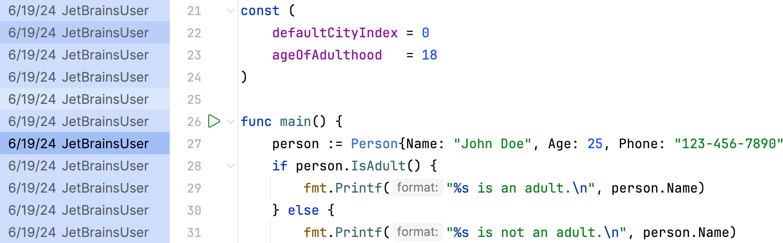 Git Blame 注解 Git Blame 注解