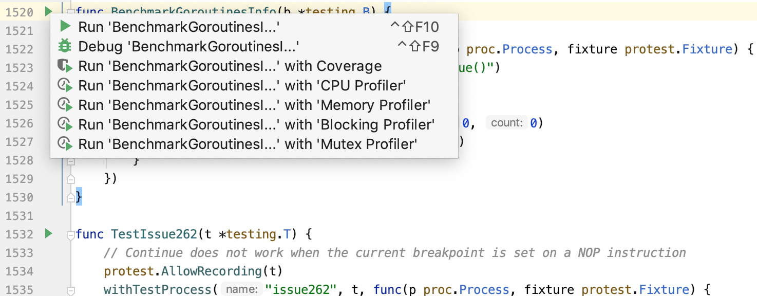 Run profiling Run profiling