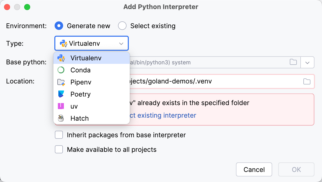 python-project-inherit-global-site-packages python-project-inherit-global-site-packages