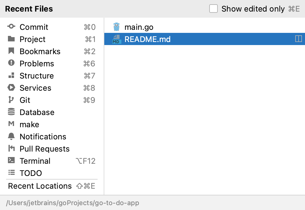 最近的文件 最近的文件