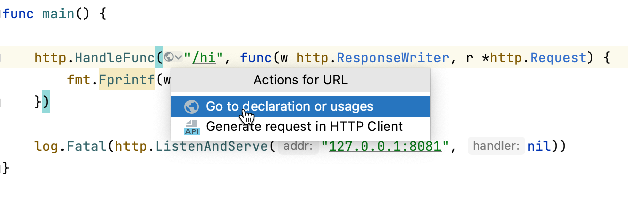 show URL mappings show URL mappings