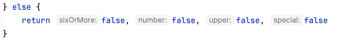 Parameter hints Parameter hints