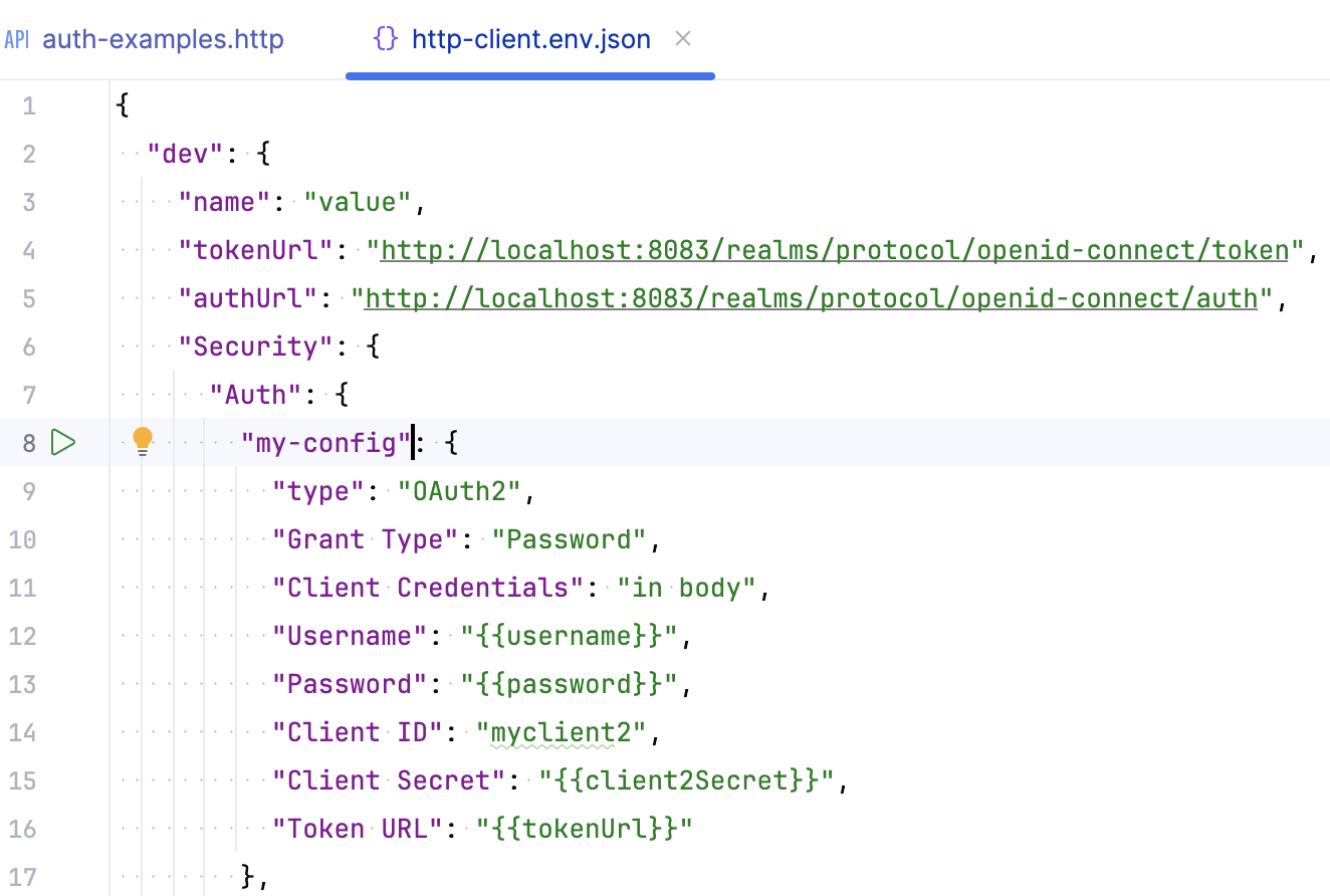 HTTP 客户端 身份验证配置