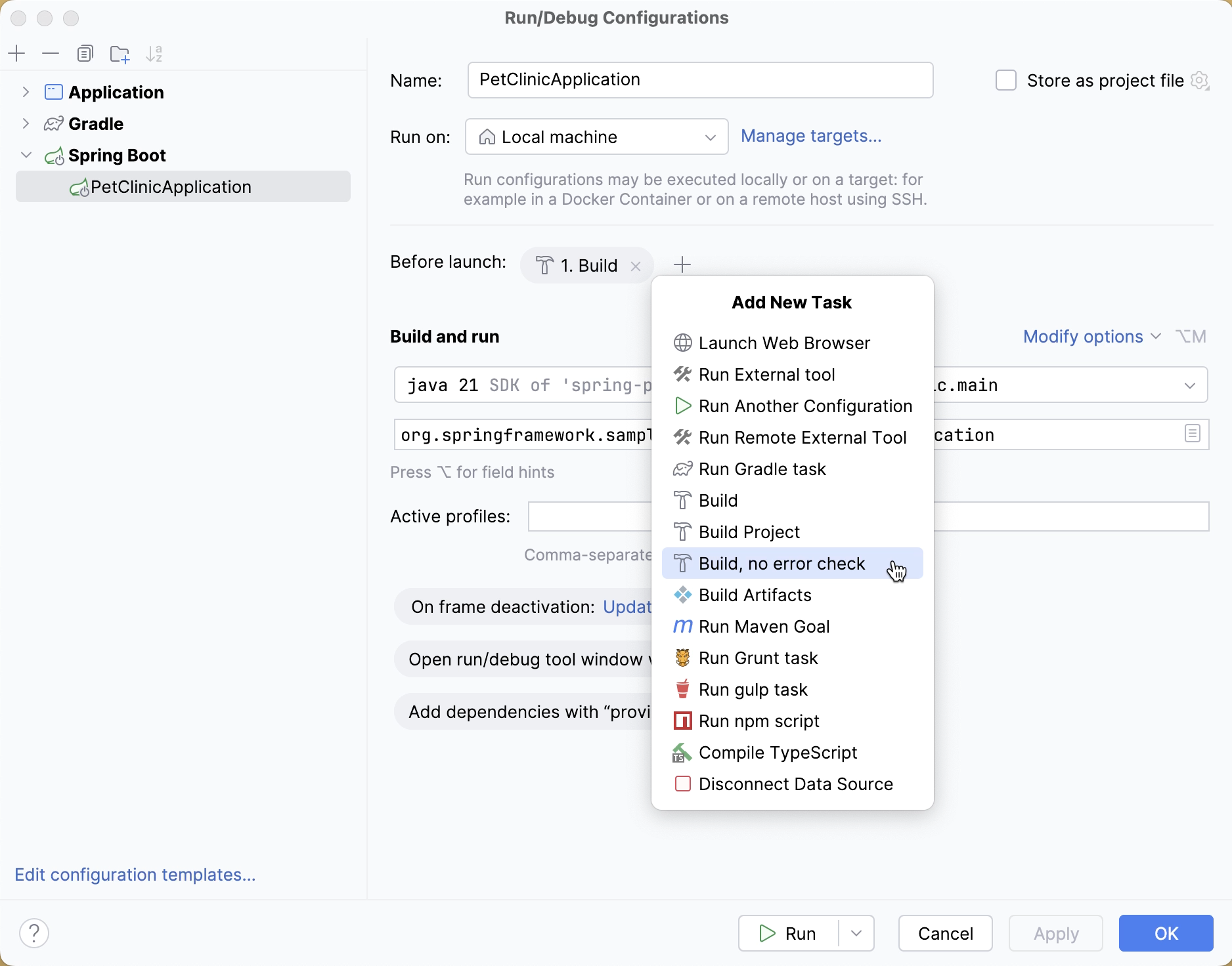 带有编译错误的代码运行