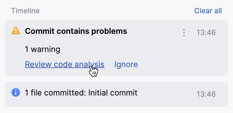 工具窗口中的构建错误附带链接