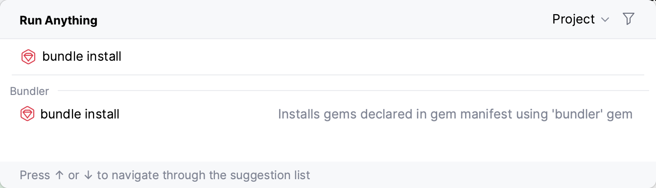 运行 Anything / bundle install