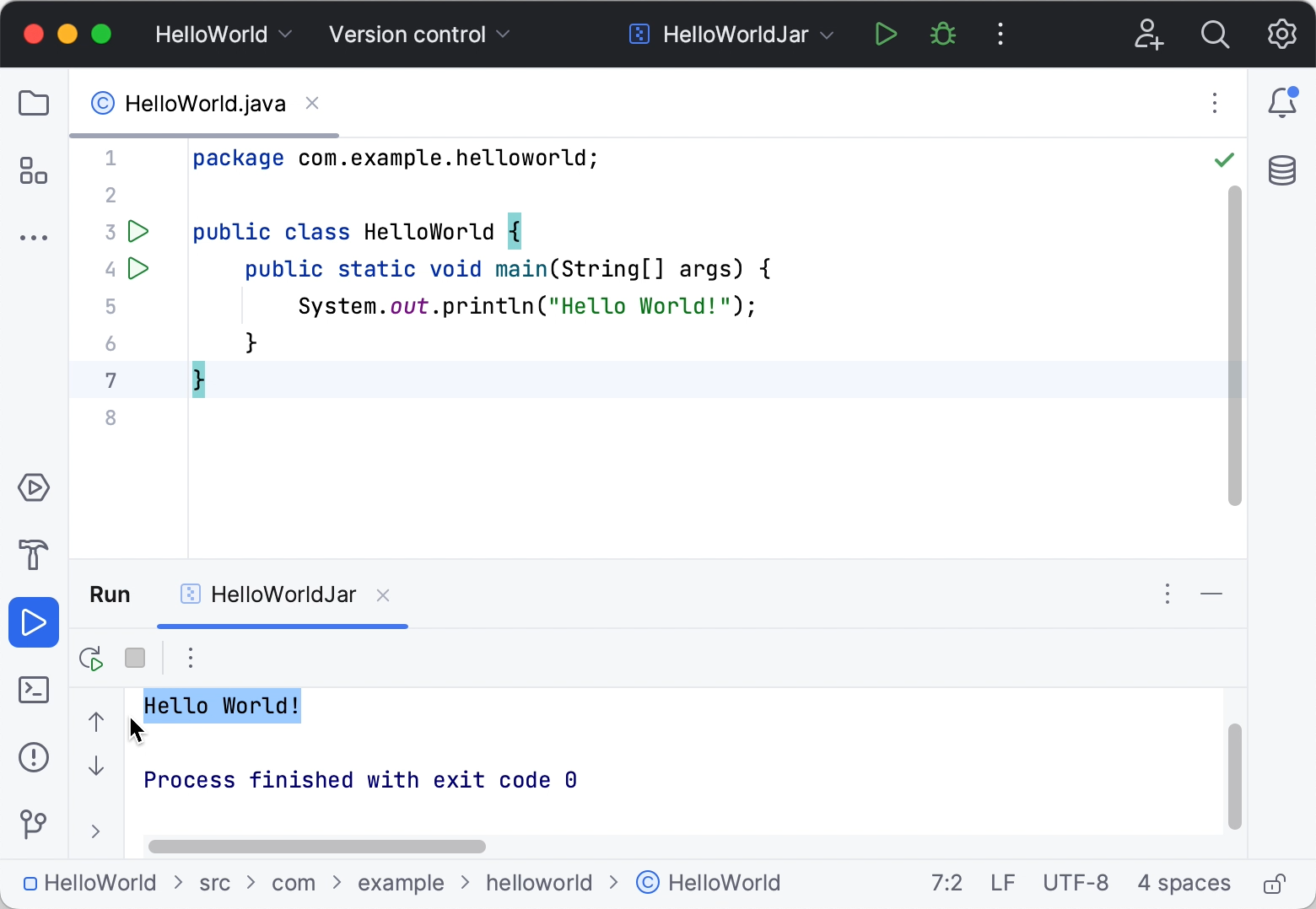 运行打包应用程序
