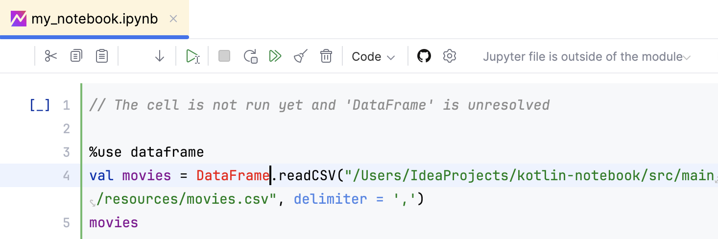 Kotlin Notebook 未解决的依赖项 Kotlin Notebook 未解决的依赖项