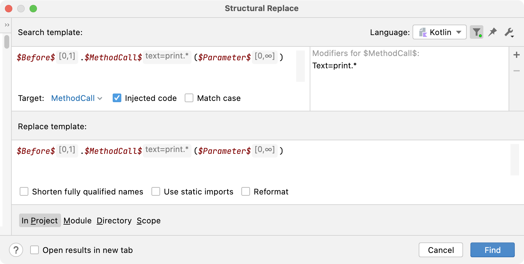 向搜索模板添加文本过滤器
