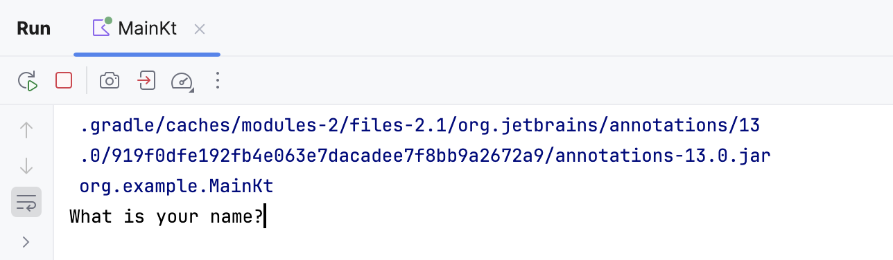 程序在 Console 选项卡中的输出 程序在 Console 选项卡中的输出