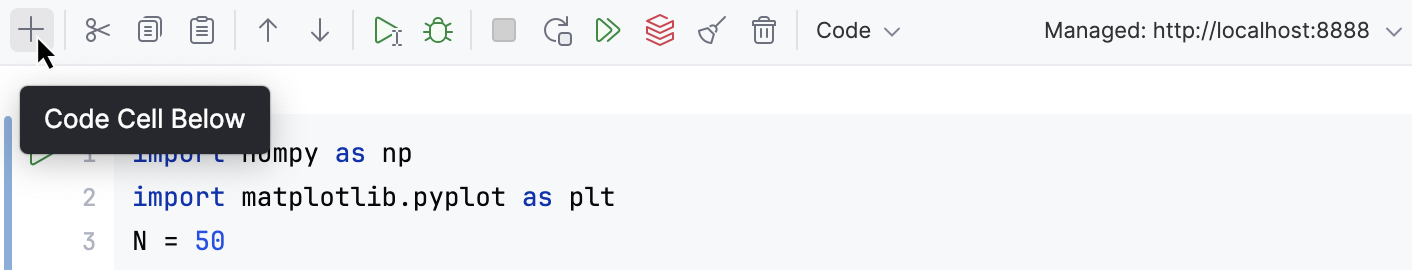 添加一个笔记本单元格 添加一个笔记本单元格