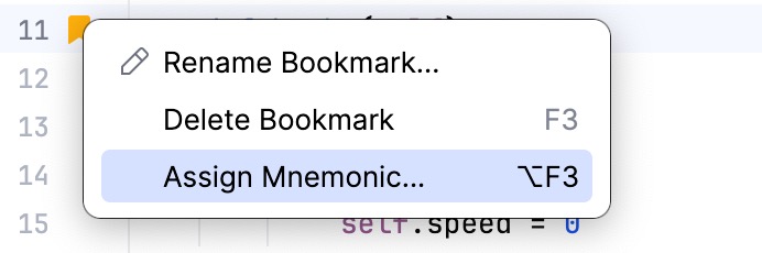 Assigning mnemonic to anonymous bookmark Assigning mnemonic to anonymous bookmark