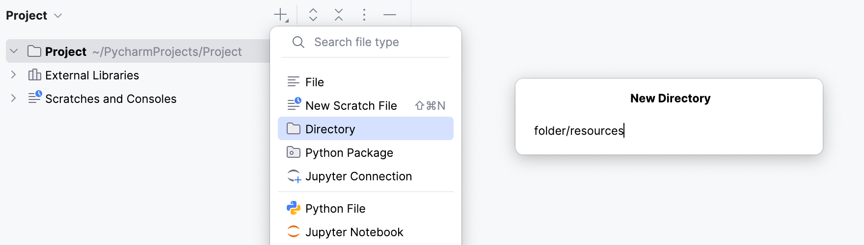 Create a directory Create a directory