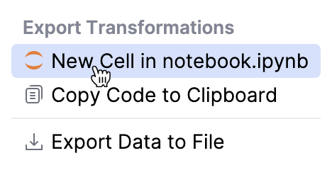 Select the option Select the option
