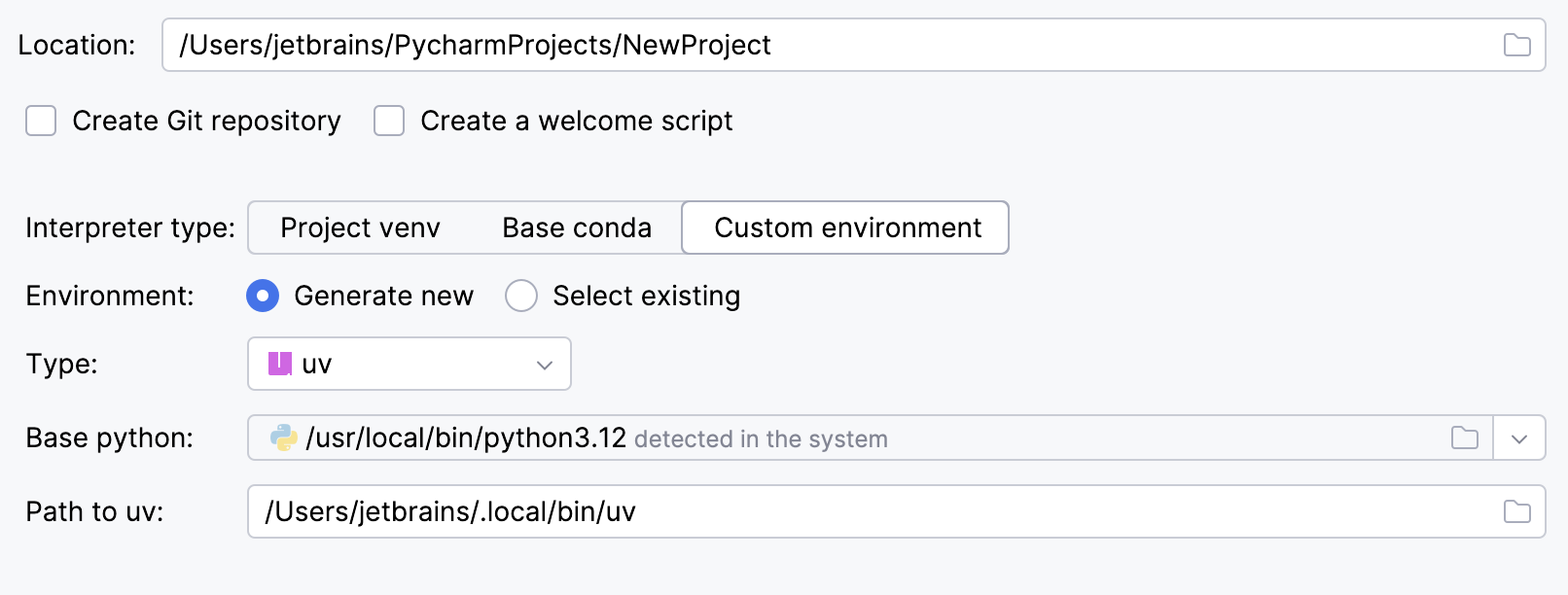 Create a project with uv Create a project with uv
