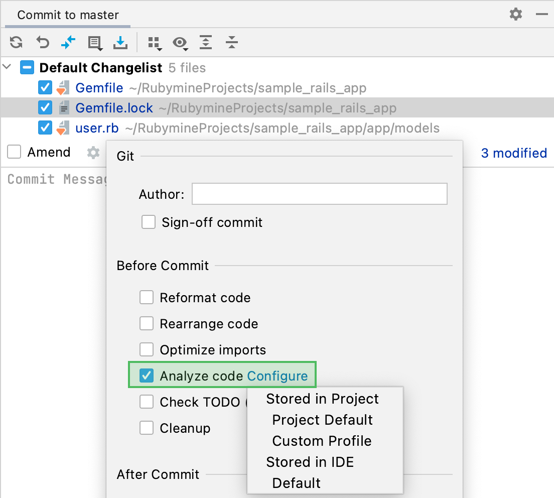 在提交前运行检查 在提交前运行检查