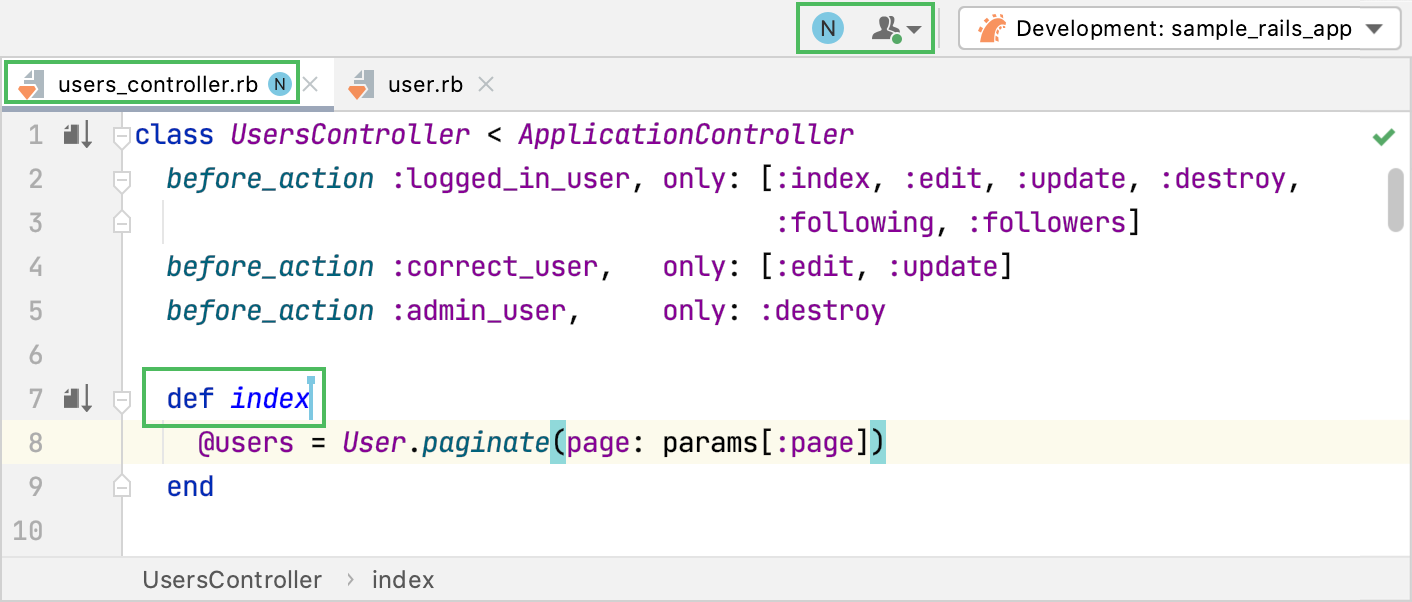 已加入会话：编辑器和主工具栏