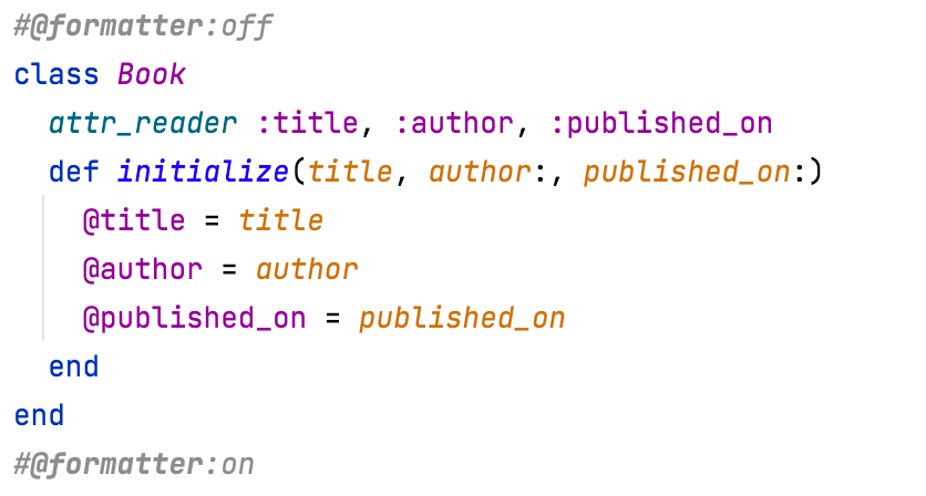格式标记 格式标记