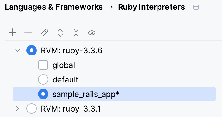 Ruby 解释器页面 Ruby 解释器页面